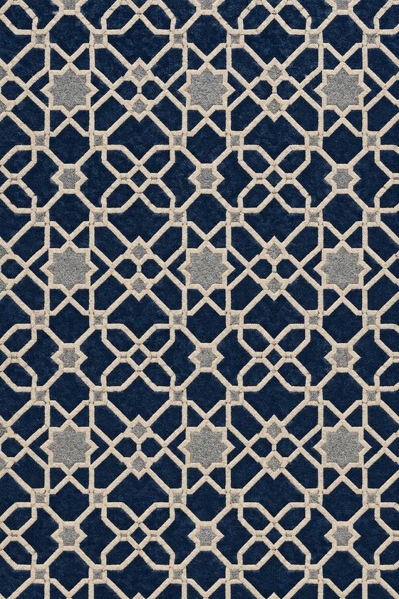 Moscheeteppich Girih Saphir – Geometrisch
