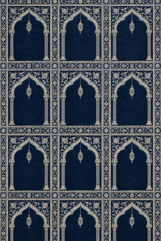 Moscheeteppich Mihrab Saphir – Einzelplatz (Seccade)